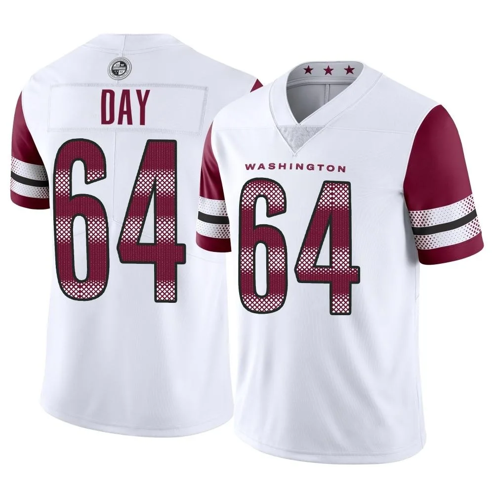 Men's Washington Commanders Sheldon Day Nike Vapor Limited White Jersey Men's Washington Commanders Sheldon Day Nike Vapor Limited White Jersey