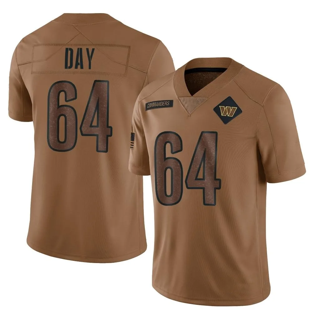Youth Washington Commanders Sheldon Day Nike 2023 Salute To Service Limited Brown Jersey Youth Washington Commanders Sheldon Day Nike 2023 Salute To Service Limited Brown Jersey
