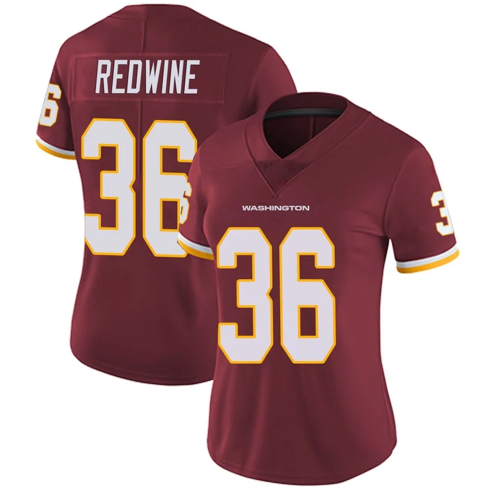 Women's Washington Commanders Sheldrick Redwine Nike Burgundy Team Color Vapor Untouchable Limited Jersey Women's Washington Commanders Sheldrick Redwine Nike Burgundy Team Color Vapor Untouchable Limited Jersey