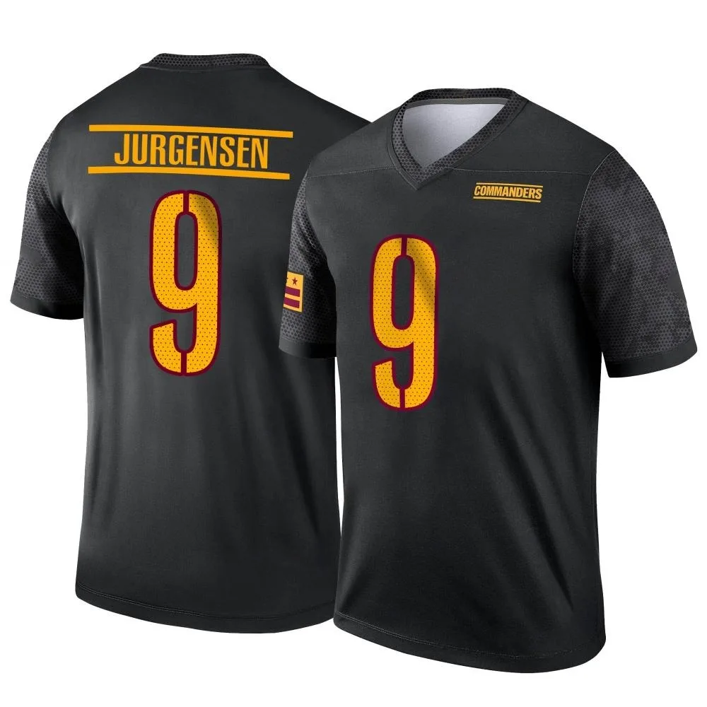 Men's Washington Commanders Sonny Jurgensen Nike Alternate Legend Black Jersey Men's Washington Commanders Sonny Jurgensen Nike Alternate Legend Black Jersey
