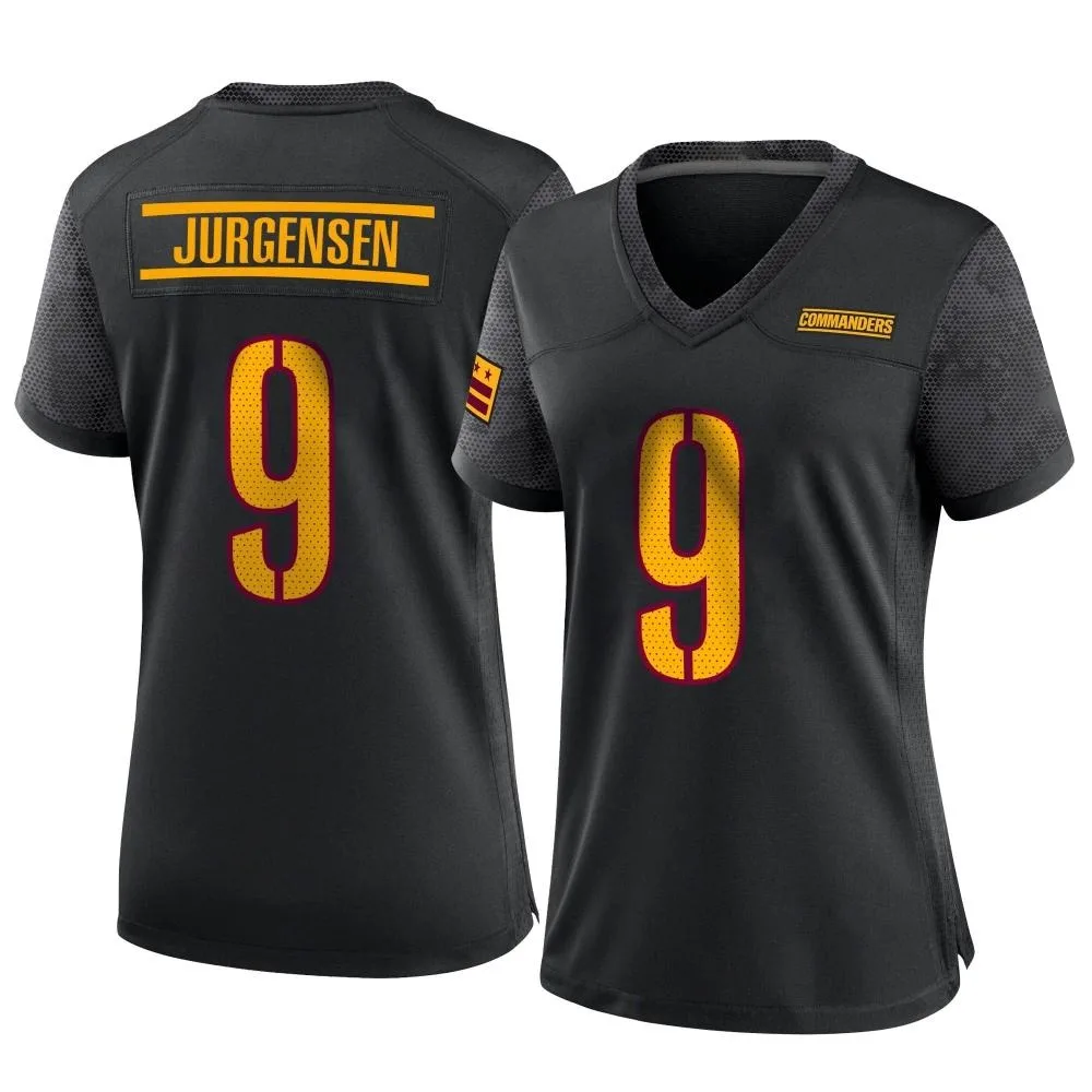 Women's Washington Commanders Sonny Jurgensen Nike Alternate Game Black Jersey Women's Washington Commanders Sonny Jurgensen Nike Alternate Game Black Jersey