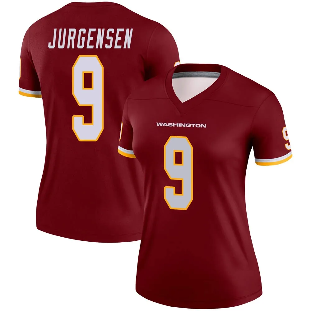 Women's Washington Commanders Sonny Jurgensen Nike Burgundy Legend Jersey Women's Washington Commanders Sonny Jurgensen Nike Burgundy Legend Jersey