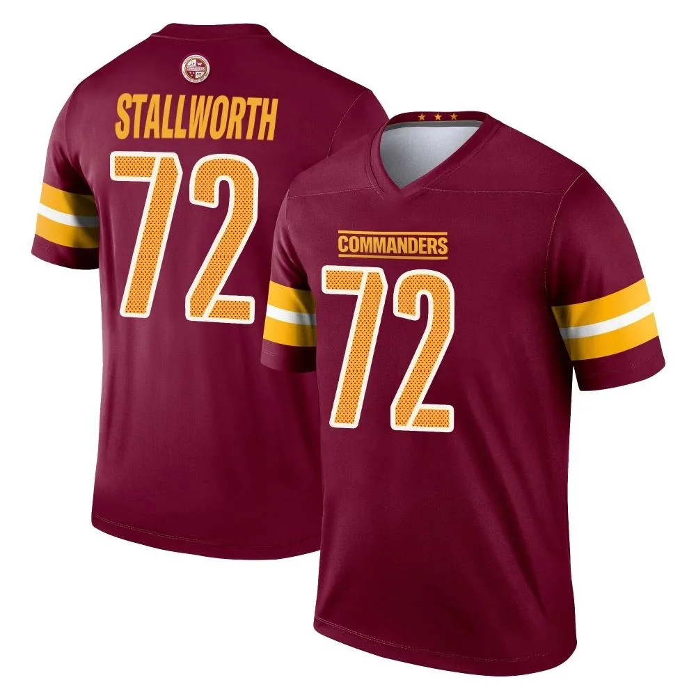 Men's Washington Commanders Taylor Stallworth Nike Burgundy Legend Jersey Men's Washington Commanders Taylor Stallworth Nike Burgundy Legend Jersey