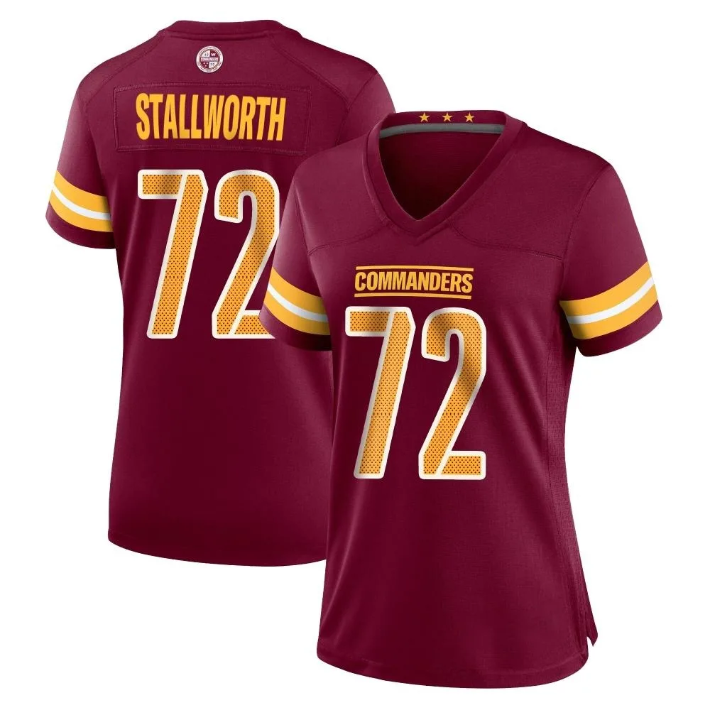 Women's Washington Commanders Taylor Stallworth Nike Burgundy Game Jersey Women's Washington Commanders Taylor Stallworth Nike Burgundy Game Jersey