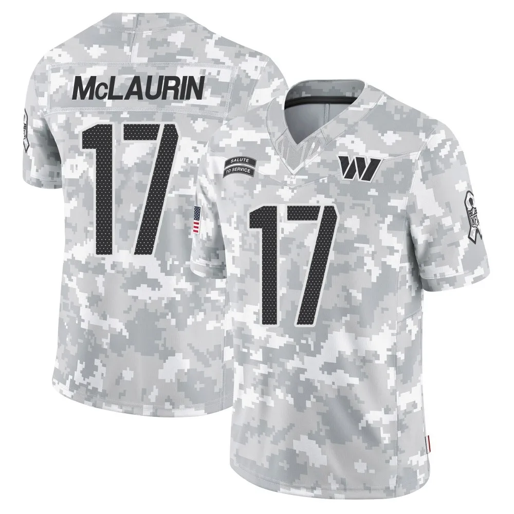 Men's Washington Commanders Terry Mclaurin Nike 2024 Salute to Service Limited Arctic Camo Jersey Men's Washington Commanders Terry Mclaurin Nike 2024 Salute to Service Limited Arctic Camo Jersey