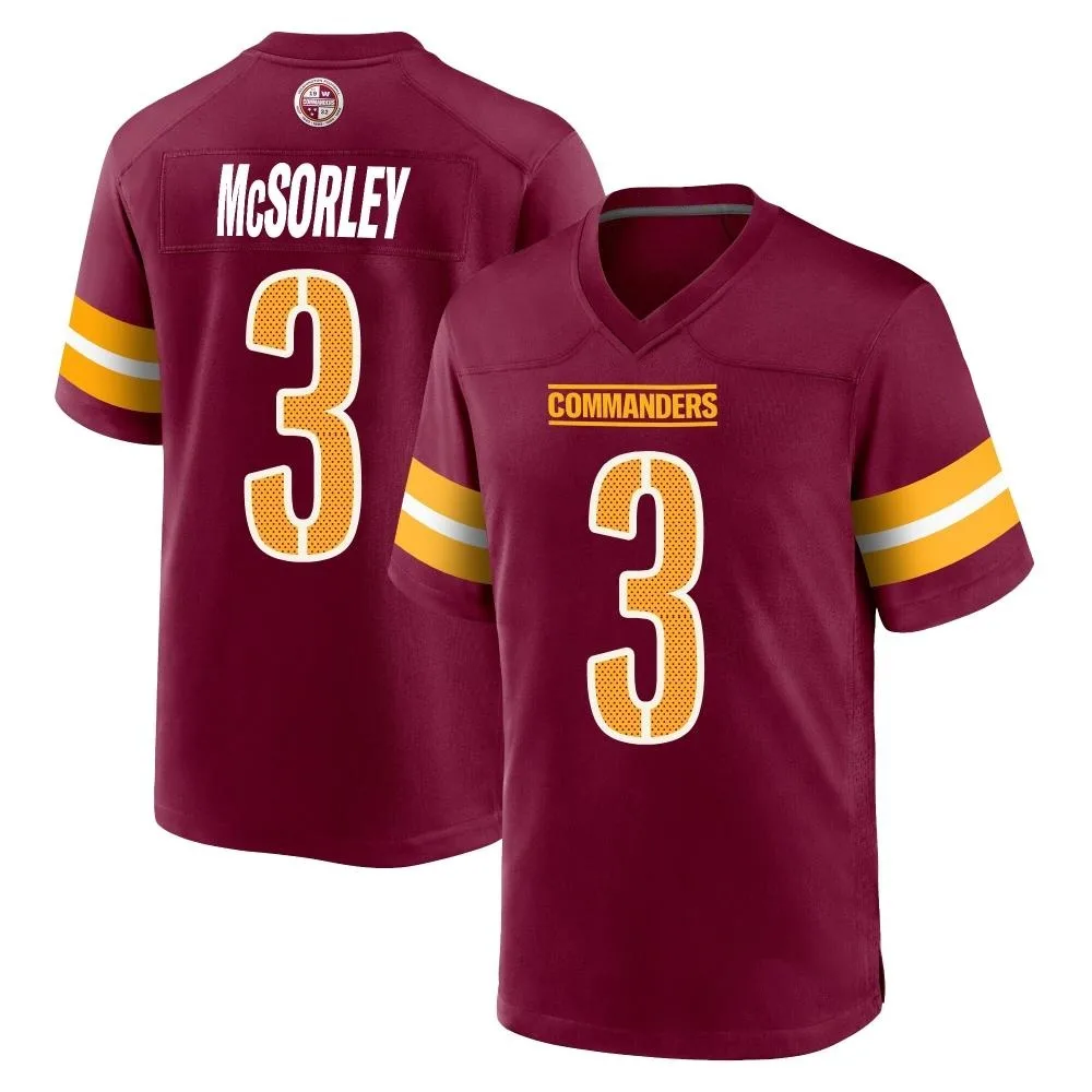 Men's Washington Commanders Trace Mcsorley Nike Burgundy Game Jersey Men's Washington Commanders Trace Mcsorley Nike Burgundy Game Jersey