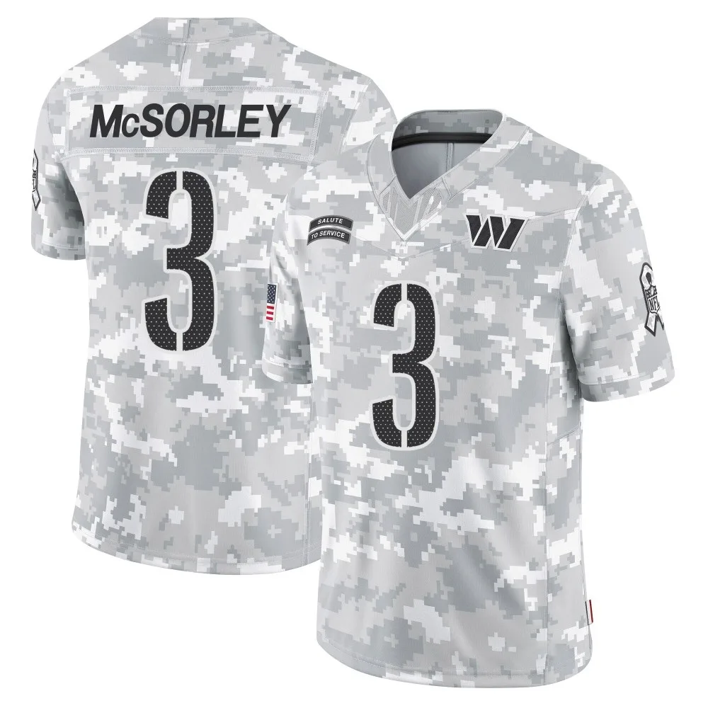 Youth Washington Commanders Trace Mcsorley Nike 2024 Salute to Service Limited Arctic Camo Jersey Youth Washington Commanders Trace Mcsorley Nike 2024 Salute to Service Limited Arctic Camo Jersey