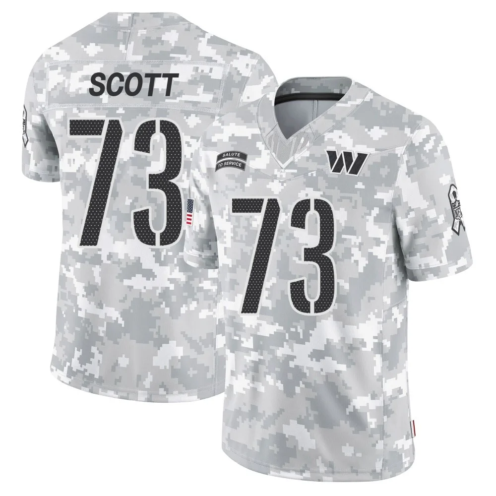 Men's Washington Commanders Trent Scott Nike 2024 Salute to Service Limited Arctic Camo Jersey Men's Washington Commanders Trent Scott Nike 2024 Salute to Service Limited Arctic Camo Jersey