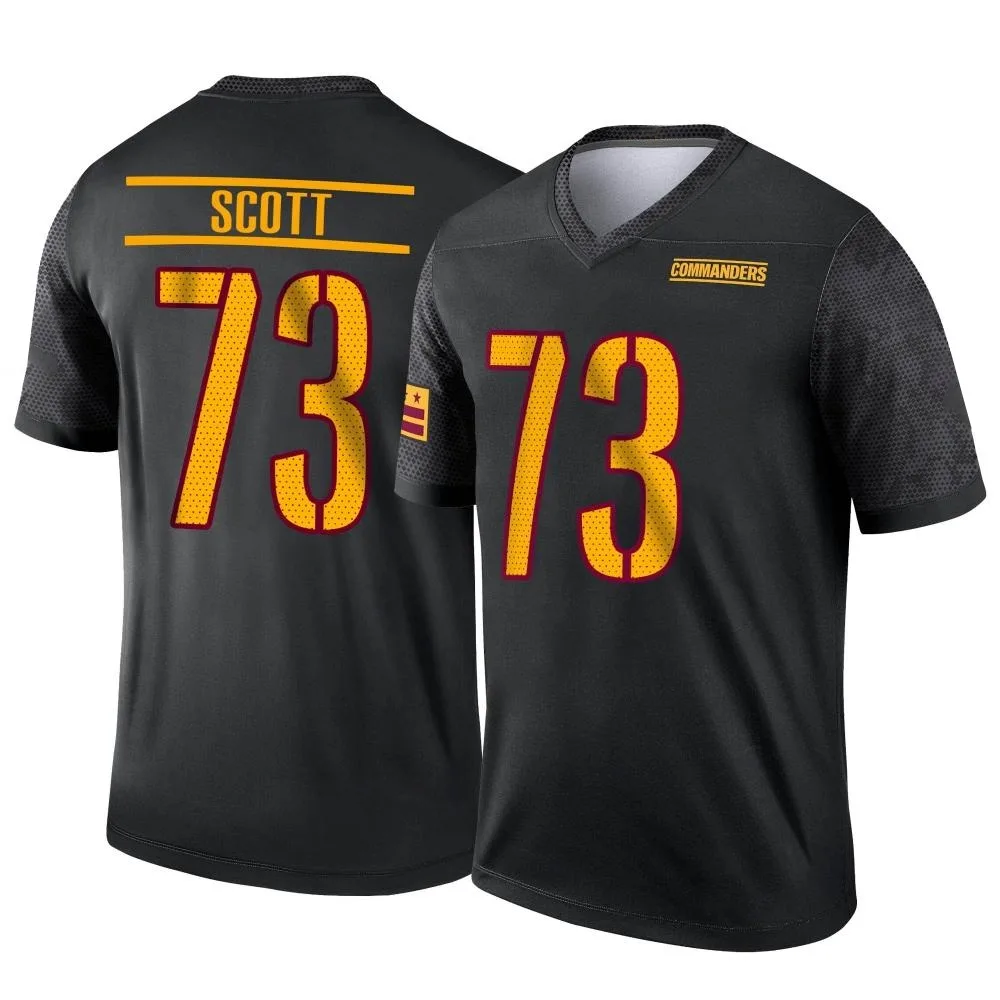 Men's Washington Commanders Trent Scott Nike Alternate Legend Black Jersey Men's Washington Commanders Trent Scott Nike Alternate Legend Black Jersey