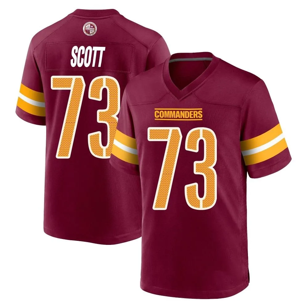 Men's Washington Commanders Trent Scott Nike Burgundy Game Jersey Men's Washington Commanders Trent Scott Nike Burgundy Game Jersey