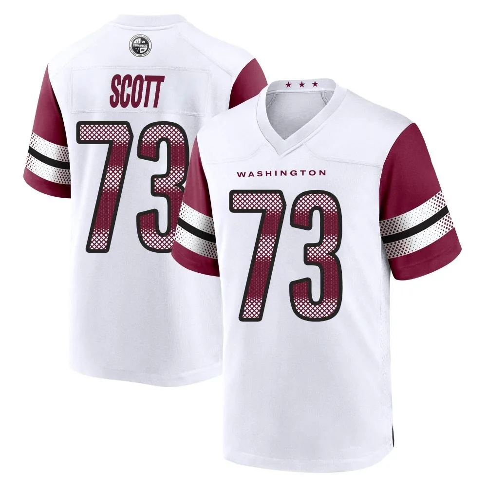 Men's Washington Commanders Trent Scott Nike Game White Jersey Men's Washington Commanders Trent Scott Nike Game White Jersey
