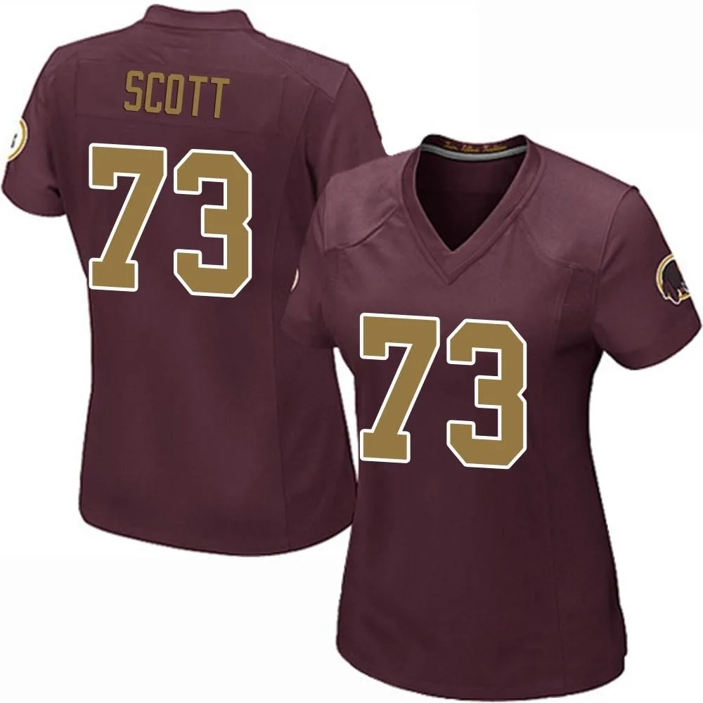 Women's Washington Commanders Trent Scott Nike Burgundy Alternate Game Jersey Women's Washington Commanders Trent Scott Nike Burgundy Alternate Game Jersey