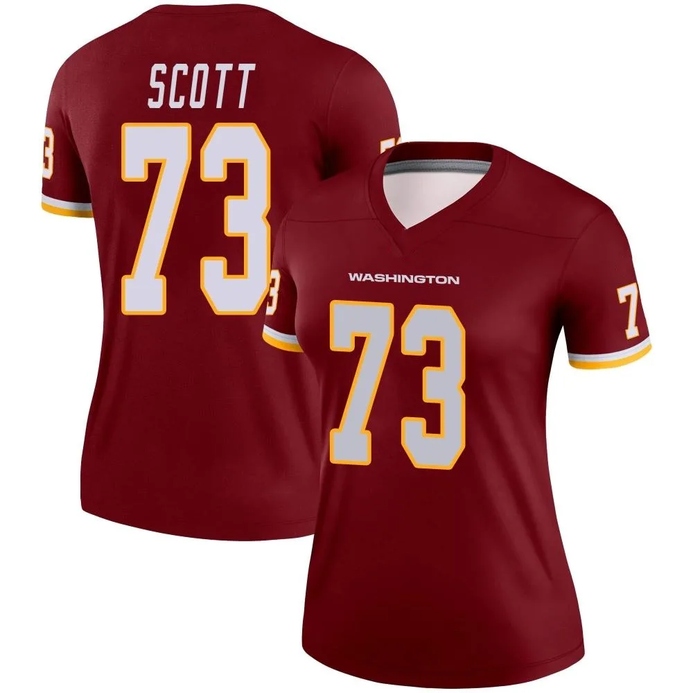 Women's Washington Commanders Trent Scott Nike Burgundy Legend Jersey Women's Washington Commanders Trent Scott Nike Burgundy Legend Jersey