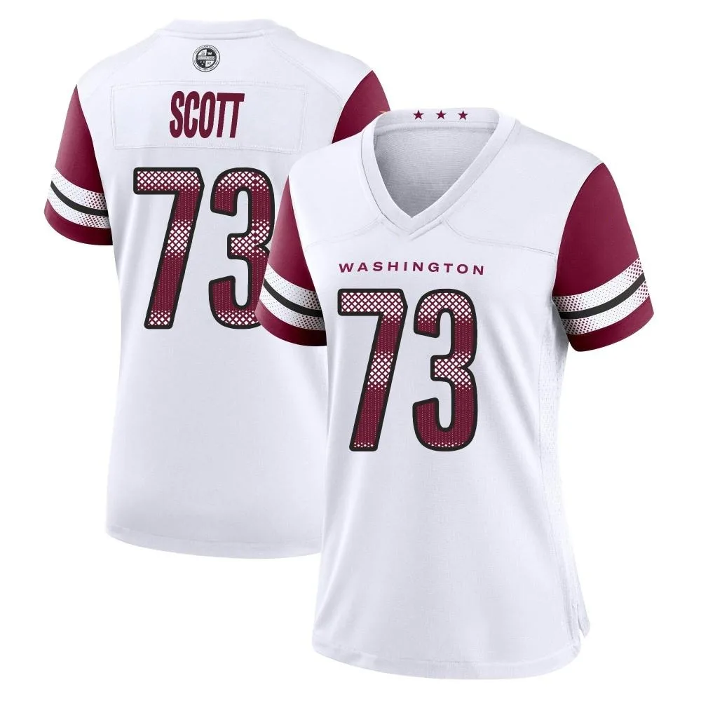 Women's Washington Commanders Trent Scott Nike Game White Jersey Women's Washington Commanders Trent Scott Nike Game White Jersey
