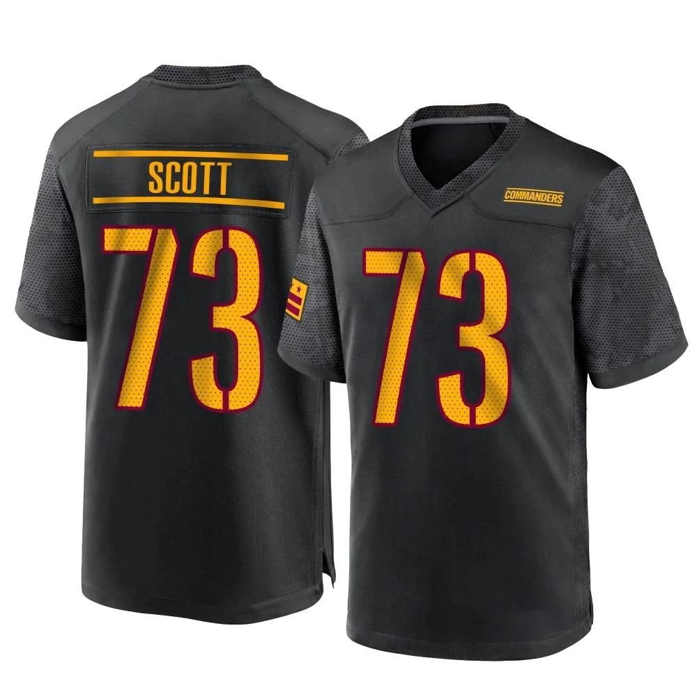 Youth Washington Commanders Trent Scott Nike Alternate Game Black Jersey Youth Washington Commanders Trent Scott Nike Alternate Game Black Jersey