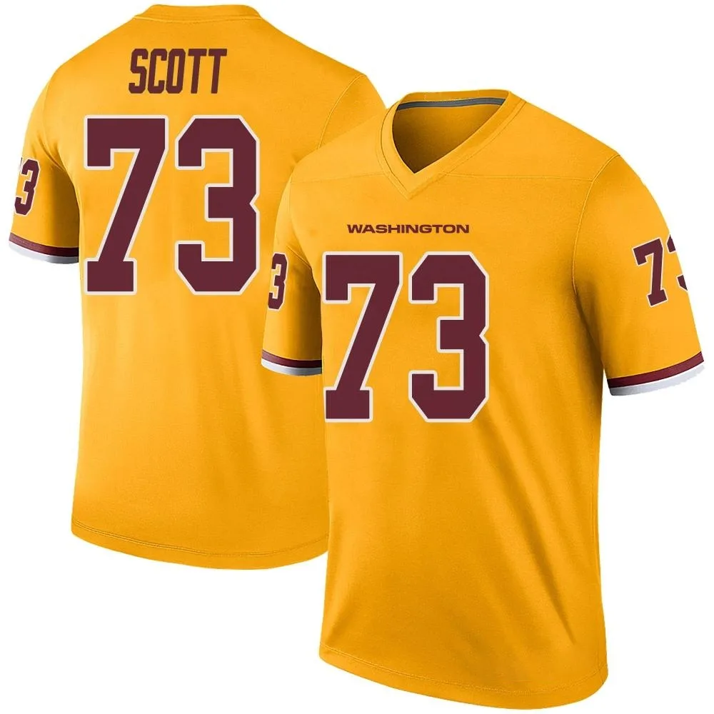 Youth Washington Commanders Trent Scott Nike Color Rush Legend Gold Jersey Youth Washington Commanders Trent Scott Nike Color Rush Legend Gold Jersey