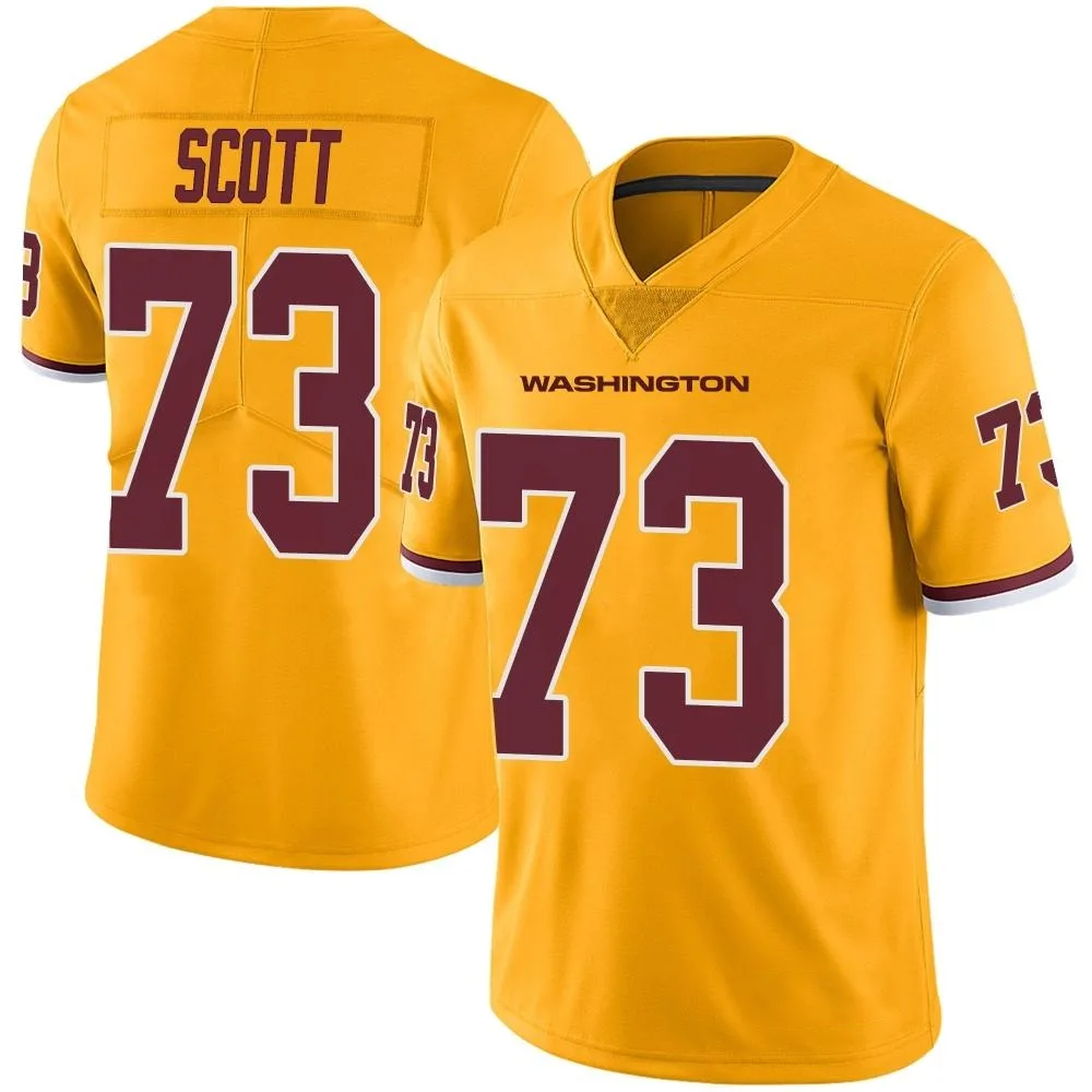 Youth Washington Commanders Trent Scott Nike Color Rush Limited Gold Jersey Youth Washington Commanders Trent Scott Nike Color Rush Limited Gold Jersey