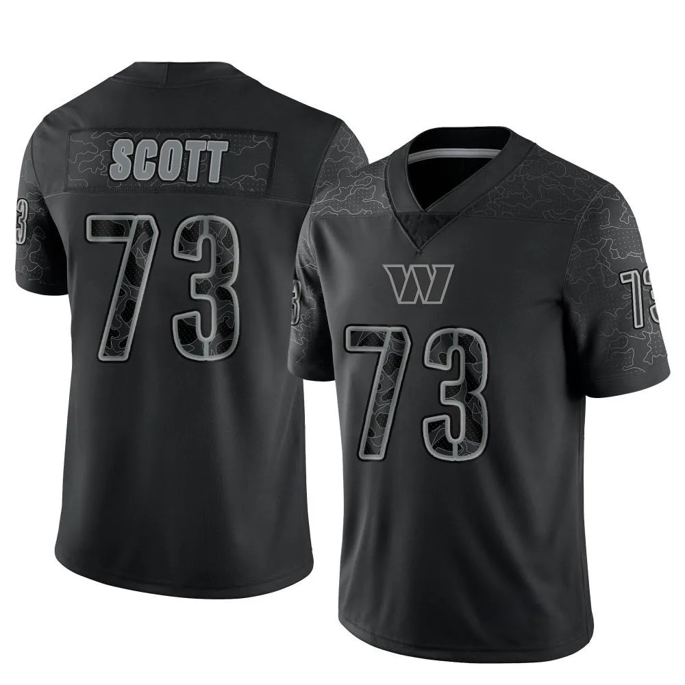 Youth Washington Commanders Trent Scott Nike Reflective Limited Black Jersey Youth Washington Commanders Trent Scott Nike Reflective Limited Black Jersey