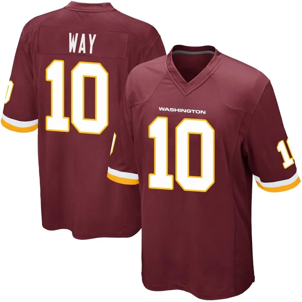 Men's Washington Commanders Tress Way Nike Burgundy Team Color Game Jersey Men's Washington Commanders Tress Way Nike Burgundy Team Color Game Jersey