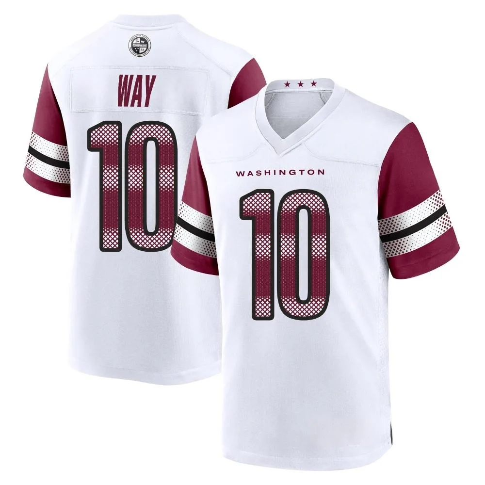 Men's Washington Commanders Tress Way Nike Game White Jersey Men's Washington Commanders Tress Way Nike Game White Jersey