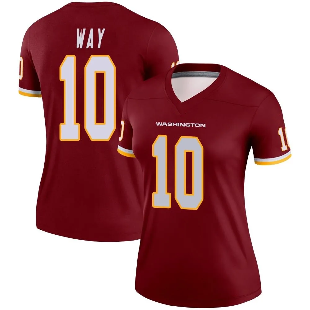 Women's Washington Commanders Tress Way Nike Burgundy Legend Jersey Women's Washington Commanders Tress Way Nike Burgundy Legend Jersey