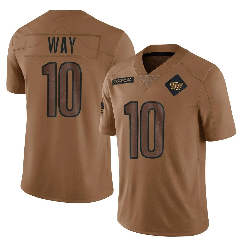 Youth Washington Commanders Tress Way Nike 2023 Salute To Service Limited Brown Jersey Youth Washington Commanders Tress Way Nike 2023 Salute To Service Limited Brown Jersey