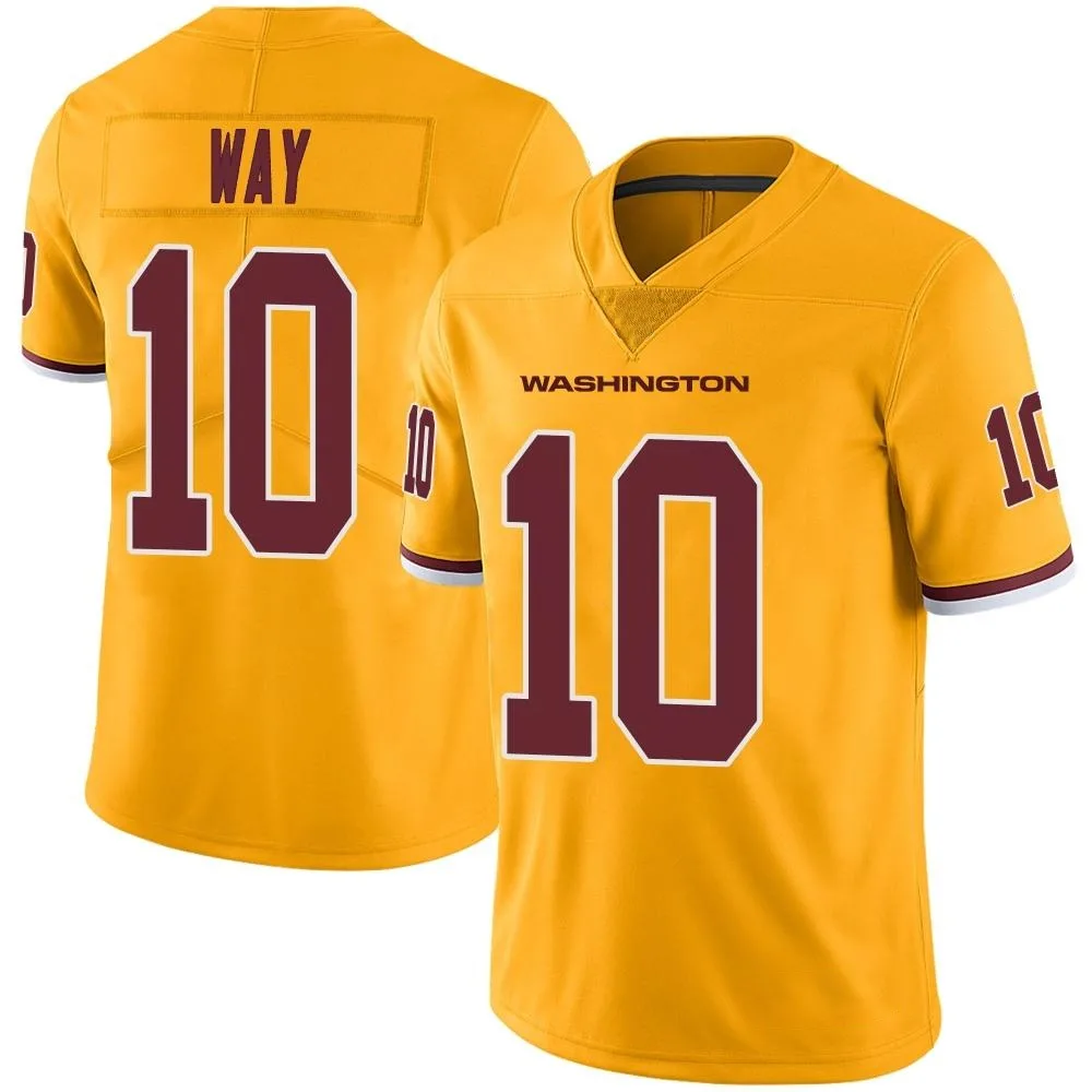 Youth Washington Commanders Tress Way Nike Color Rush Limited Gold Jersey Youth Washington Commanders Tress Way Nike Color Rush Limited Gold Jersey