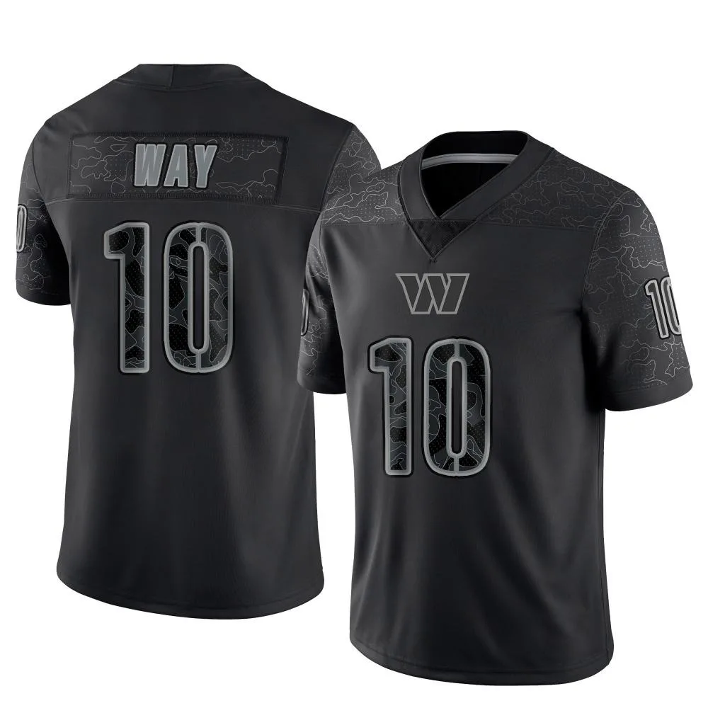 Youth Washington Commanders Tress Way Nike Reflective Limited Black Jersey Youth Washington Commanders Tress Way Nike Reflective Limited Black Jersey