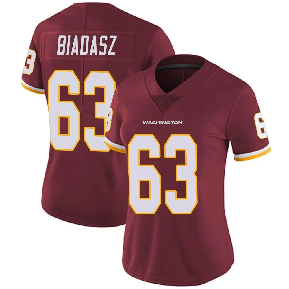 Women's Washington Commanders Tyler Biadasz Nike Burgundy Team Color Vapor Untouchable Limited Jersey Women's Washington Commanders Tyler Biadasz Nike Burgundy Team Color Vapor Untouchable Limited Jersey