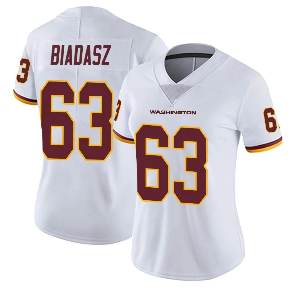 Women's Washington Commanders Tyler Biadasz Nike Vapor Untouchable Limited White Jersey Women's Washington Commanders Tyler Biadasz Nike Vapor Untouchable Limited White Jersey