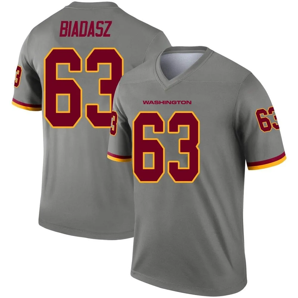 Youth Washington Commanders Tyler Biadasz Nike Inverted Legend Gray Jersey Youth Washington Commanders Tyler Biadasz Nike Inverted Legend Gray Jersey