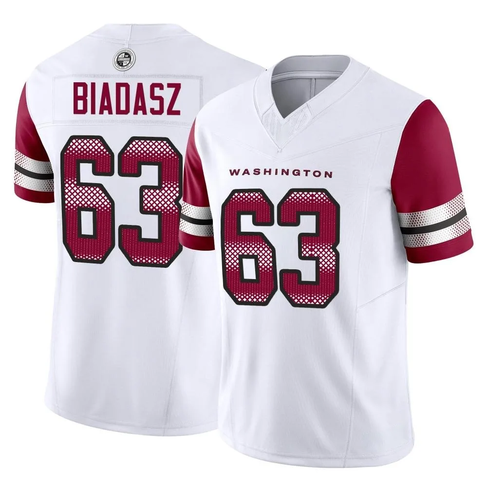 Youth Washington Commanders Tyler Biadasz Nike Vapor F.U.S.E. Limited White Jersey Youth Washington Commanders Tyler Biadasz Nike Vapor F.U.S.E. Limited White Jersey