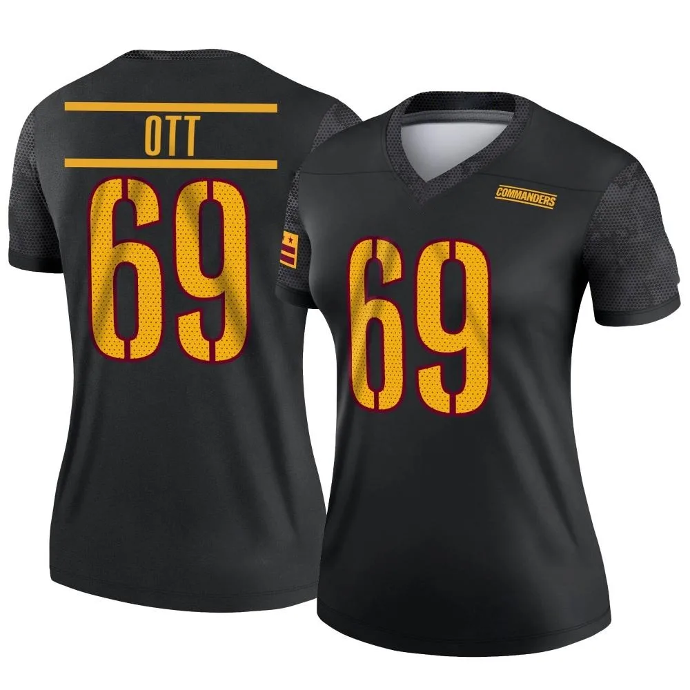 Women's Washington Commanders Tyler Ott Nike Alternate Legend Black Jersey Women's Washington Commanders Tyler Ott Nike Alternate Legend Black Jersey