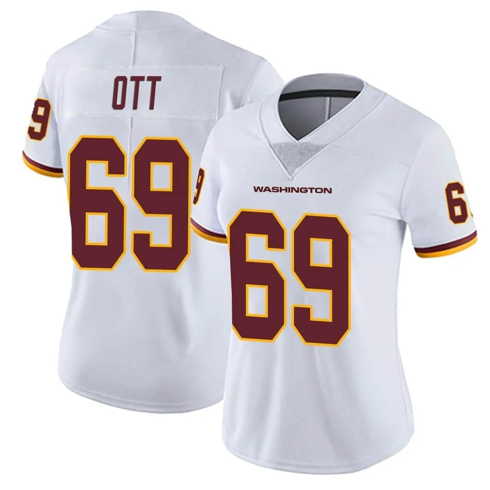 Women's Washington Commanders Tyler Ott Nike Vapor Untouchable Limited White Jersey Women's Washington Commanders Tyler Ott Nike Vapor Untouchable Limited White Jersey