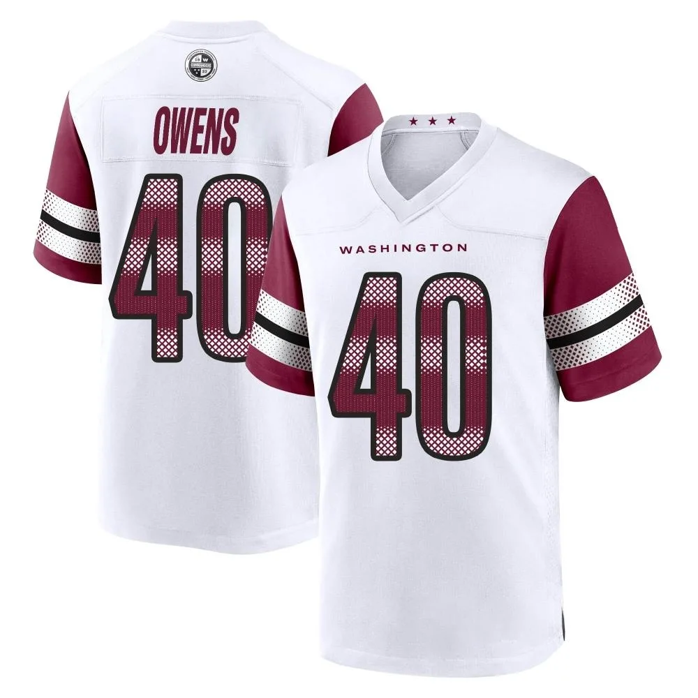 Men's Washington Commanders Tyler Owens Nike Game White Jersey Men's Washington Commanders Tyler Owens Nike Game White Jersey