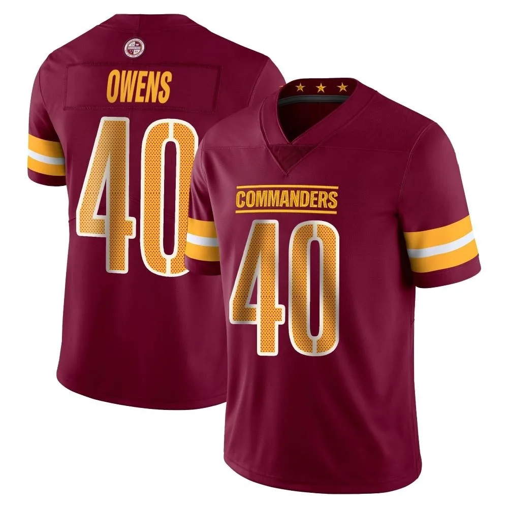 Youth Washington Commanders Tyler Owens Nike Vapor Burgundy Limited Jersey Youth Washington Commanders Tyler Owens Nike Vapor Burgundy Limited Jersey