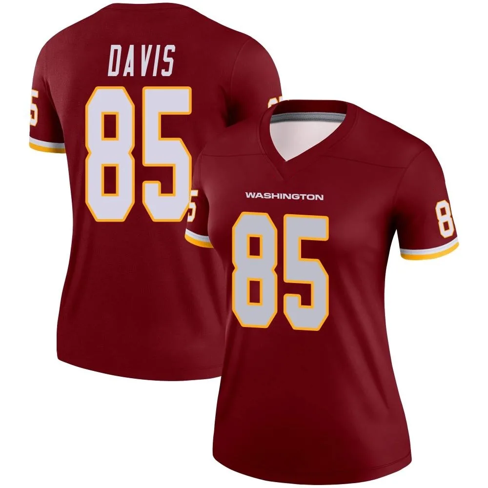 Women's Washington Commanders Vernon Davis Nike Burgundy Legend Jersey Women's Washington Commanders Vernon Davis Nike Burgundy Legend Jersey