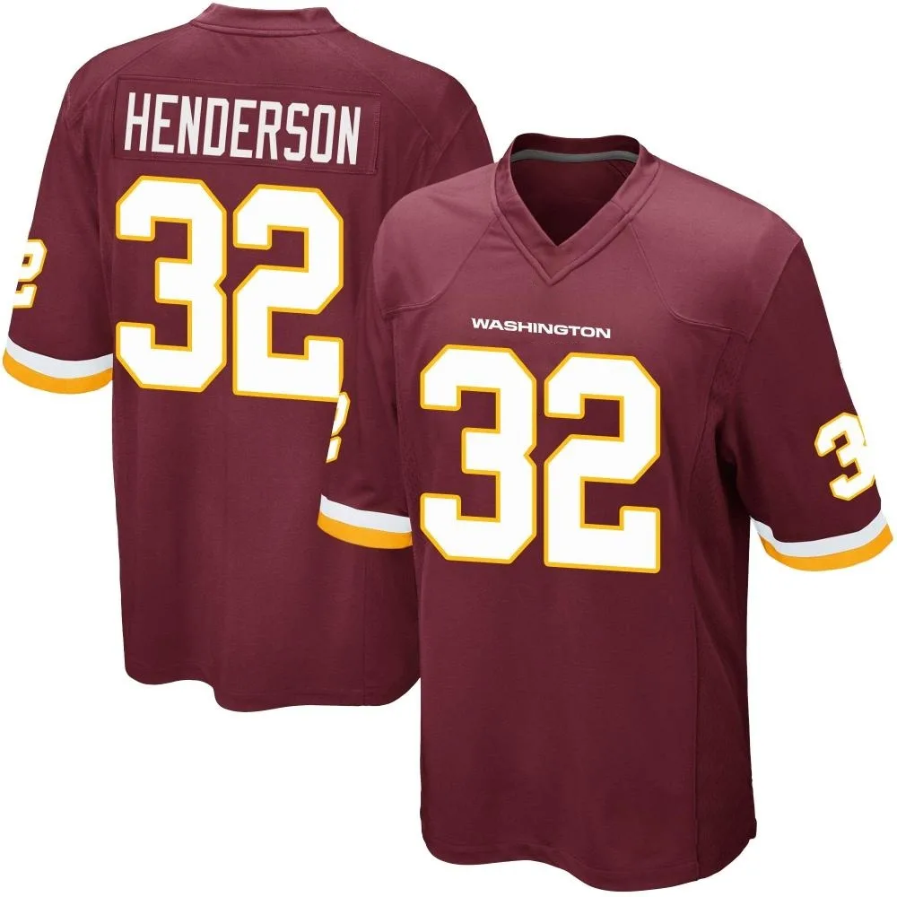 Men's Washington Commanders Xavier Henderson Nike Burgundy Team Color Game Jersey Men's Washington Commanders Xavier Henderson Nike Burgundy Team Color Game Jersey