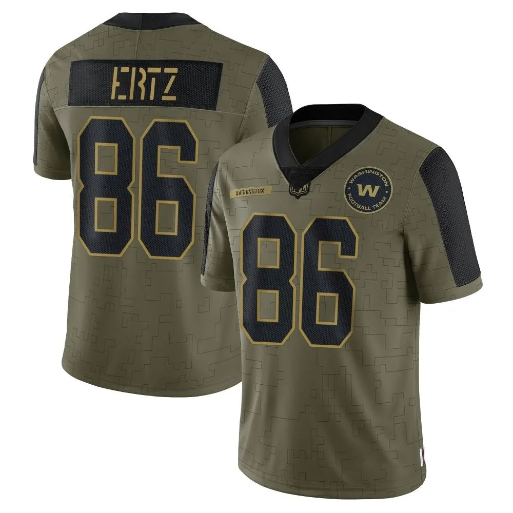 Men's Washington Commanders Zach Ertz Nike 2021 Salute To Service Limited Olive Jersey Men's Washington Commanders Zach Ertz Nike 2021 Salute To Service Limited Olive Jersey