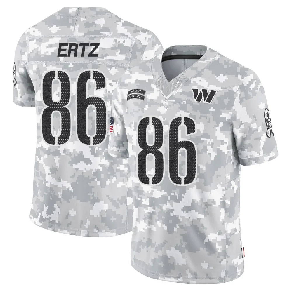 Men's Washington Commanders Zach Ertz Nike 2024 Salute to Service Limited Arctic Camo Jersey Men's Washington Commanders Zach Ertz Nike 2024 Salute to Service Limited Arctic Camo Jersey