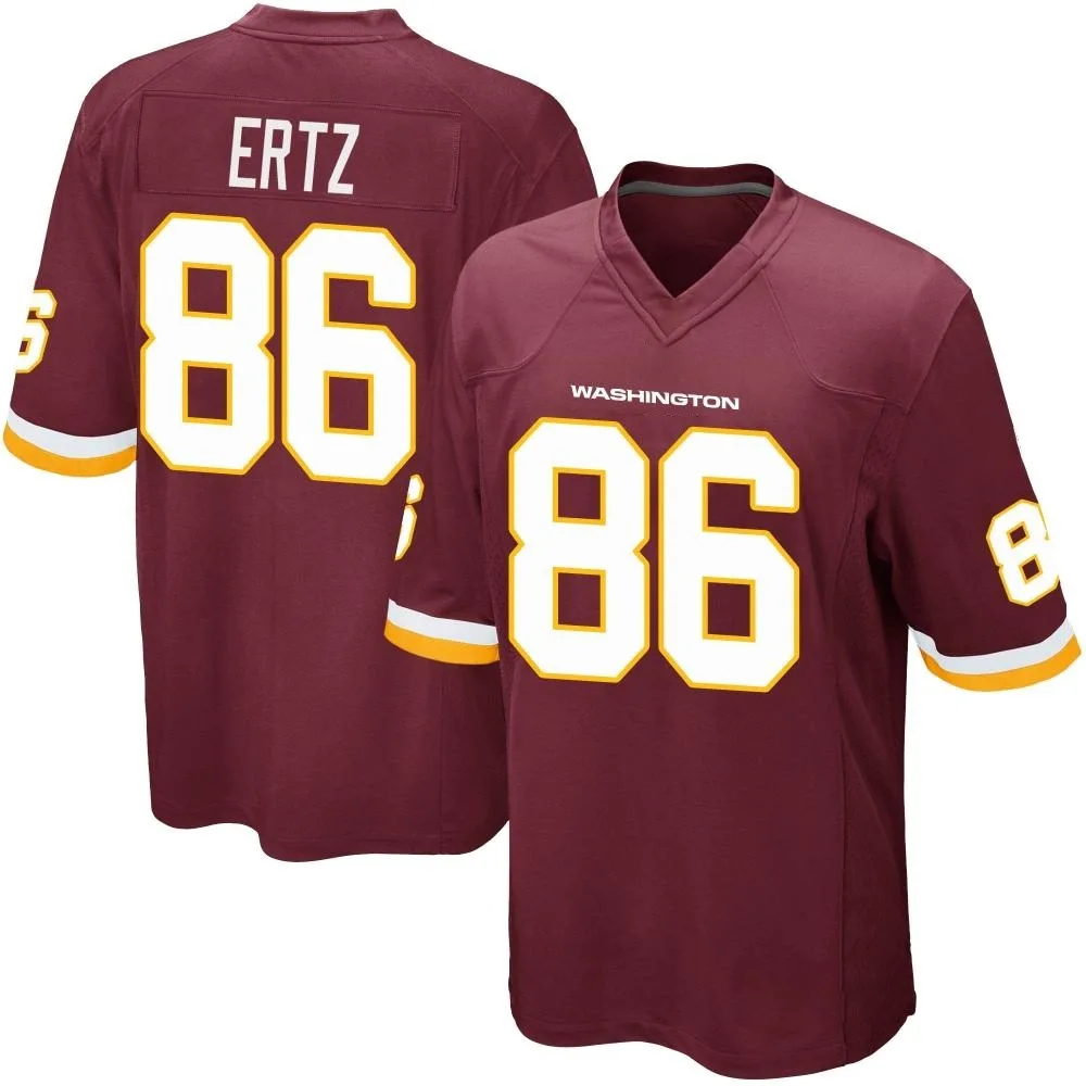 Men's Washington Commanders Zach Ertz Nike Burgundy Team Color Game Jersey Men's Washington Commanders Zach Ertz Nike Burgundy Team Color Game Jersey