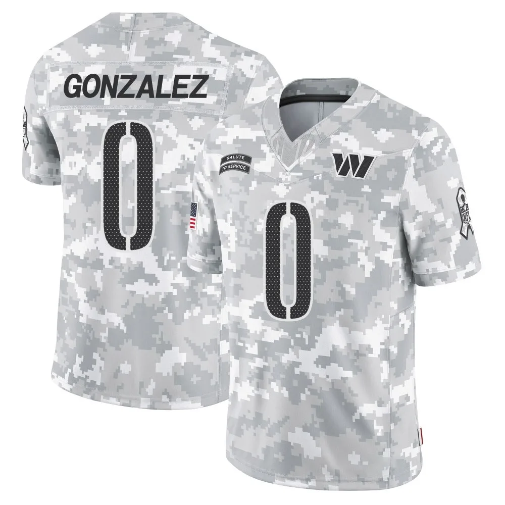 Men's Washington Commanders Zane Gonzalez Nike 2024 Salute to Service Limited Arctic Camo Jersey Men's Washington Commanders Zane Gonzalez Nike 2024 Salute to Service Limited Arctic Camo Jersey