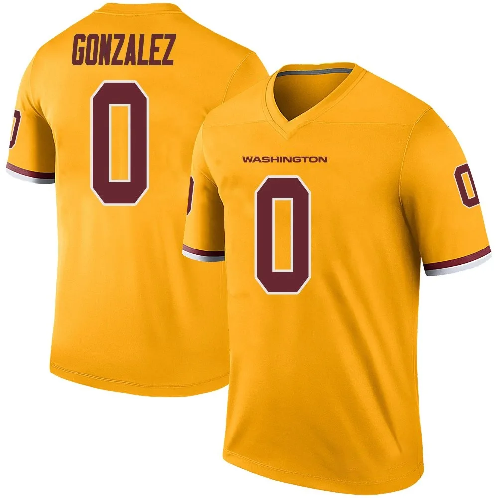 Men's Washington Commanders Zane Gonzalez Nike Color Rush Legend Gold Jersey Men's Washington Commanders Zane Gonzalez Nike Color Rush Legend Gold Jersey