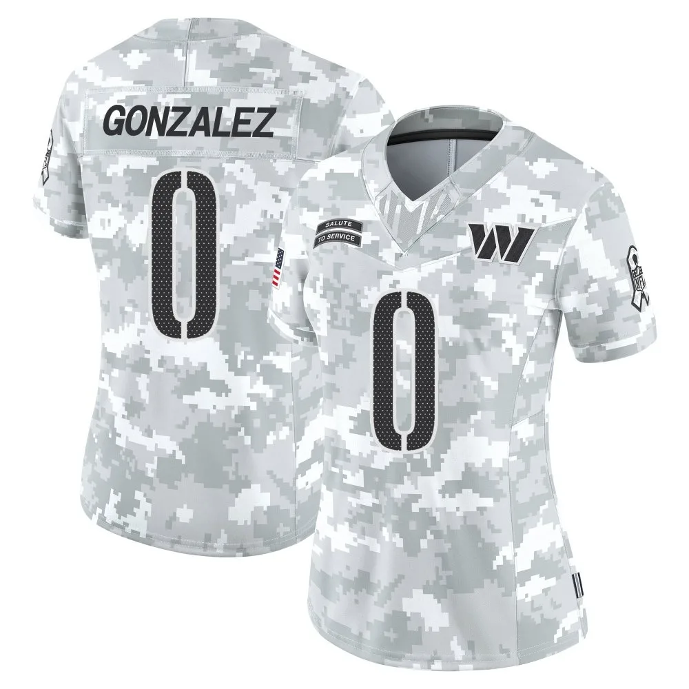 Women's Washington Commanders Zane Gonzalez Nike 2024 Salute to Service Limited Arctic Camo Jersey Women's Washington Commanders Zane Gonzalez Nike 2024 Salute to Service Limited Arctic Camo Jersey