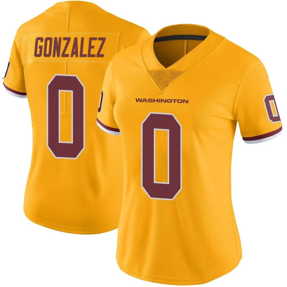 Women's Washington Commanders Zane Gonzalez Nike Color Rush Limited Gold Jersey Women's Washington Commanders Zane Gonzalez Nike Color Rush Limited Gold Jersey