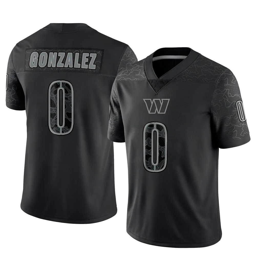 Youth Washington Commanders Zane Gonzalez Nike Reflective Limited Black Jersey Youth Washington Commanders Zane Gonzalez Nike Reflective Limited Black Jersey